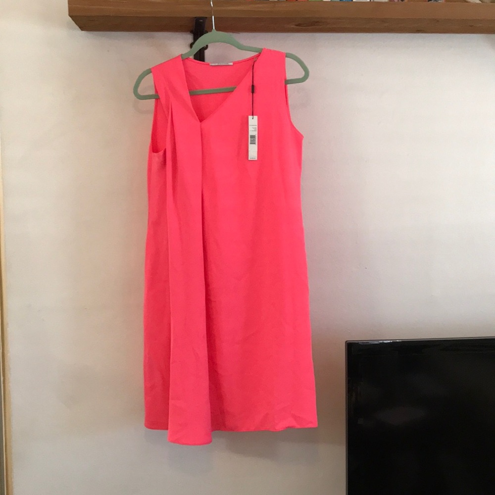 T Tahari Juna Asymmetric Draped Dress